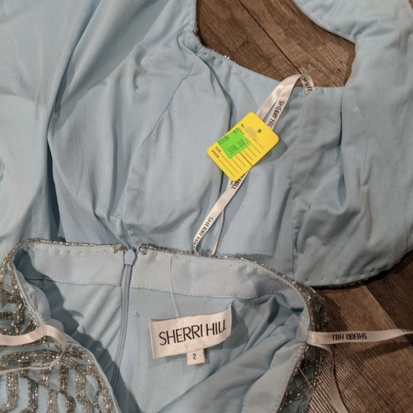 💎SOLD💎NWOT Sherri Hill beaded 2 pc formal gown - Picture 5 of 7